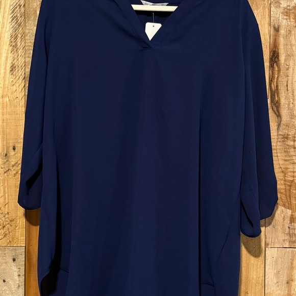 Port Authority Women's Navy Tunic Top - Picture 2 of 2